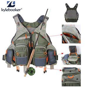 Fly Fishing Vest Pack For Men Adjustable Size